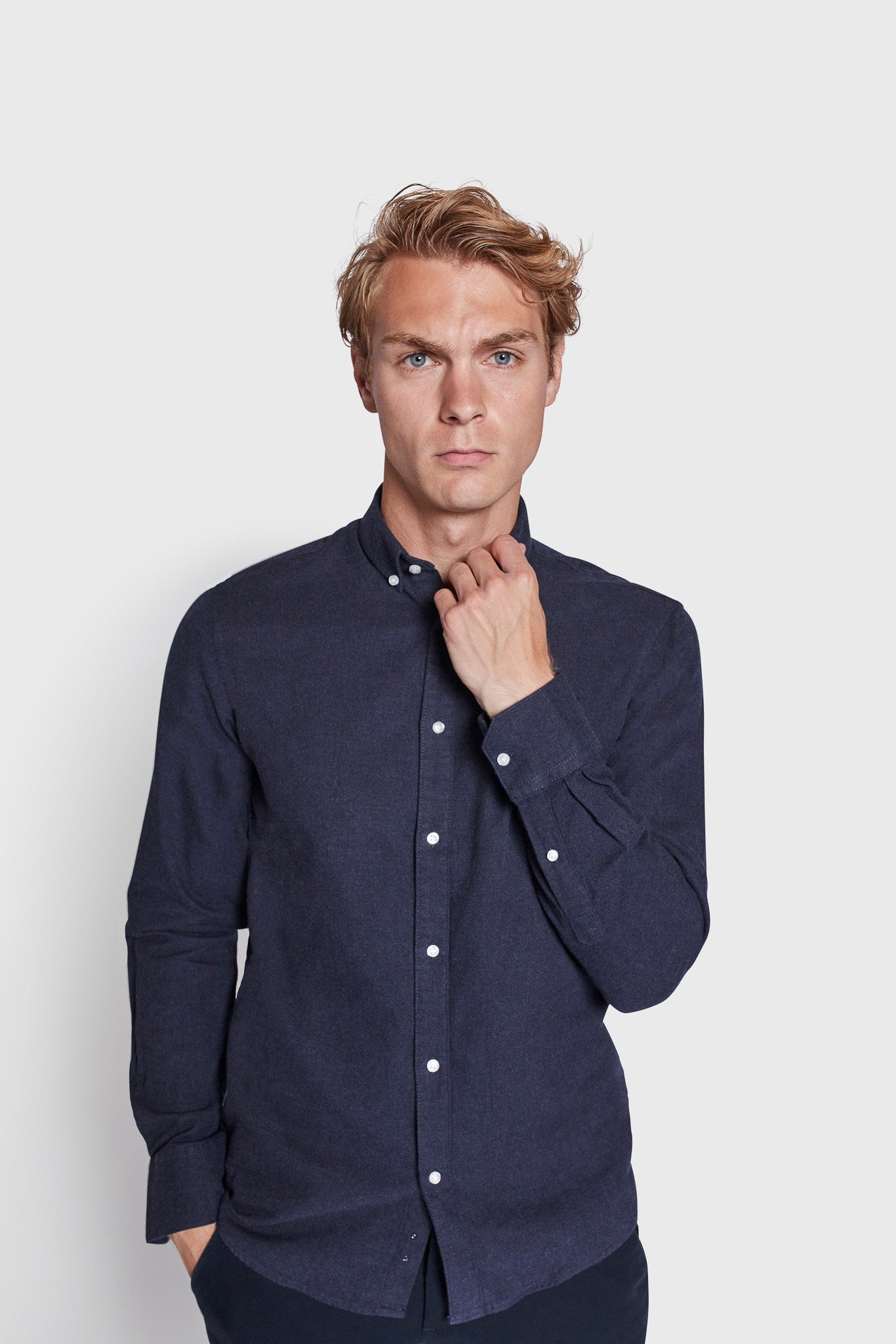 BS Jobe Fritidsskjorta Slim Fit - Thunder