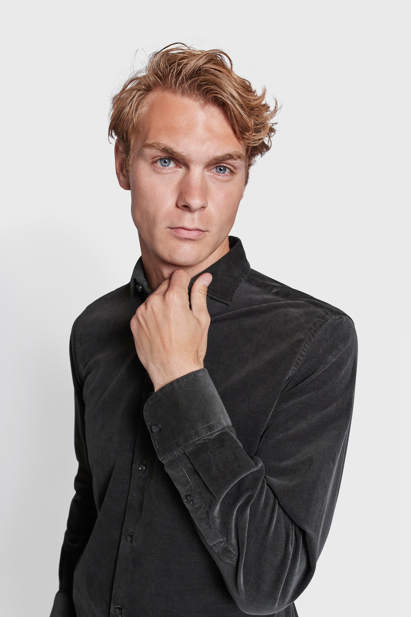 BS Assan Casual Slim Fit Skjorta - Grön