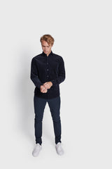 BS Assan Casual Slim Fit Skjorta - Navy