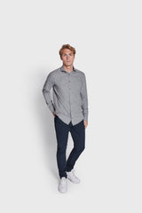 BS Sulayman Casual Slim Fit Skjorta - Grey