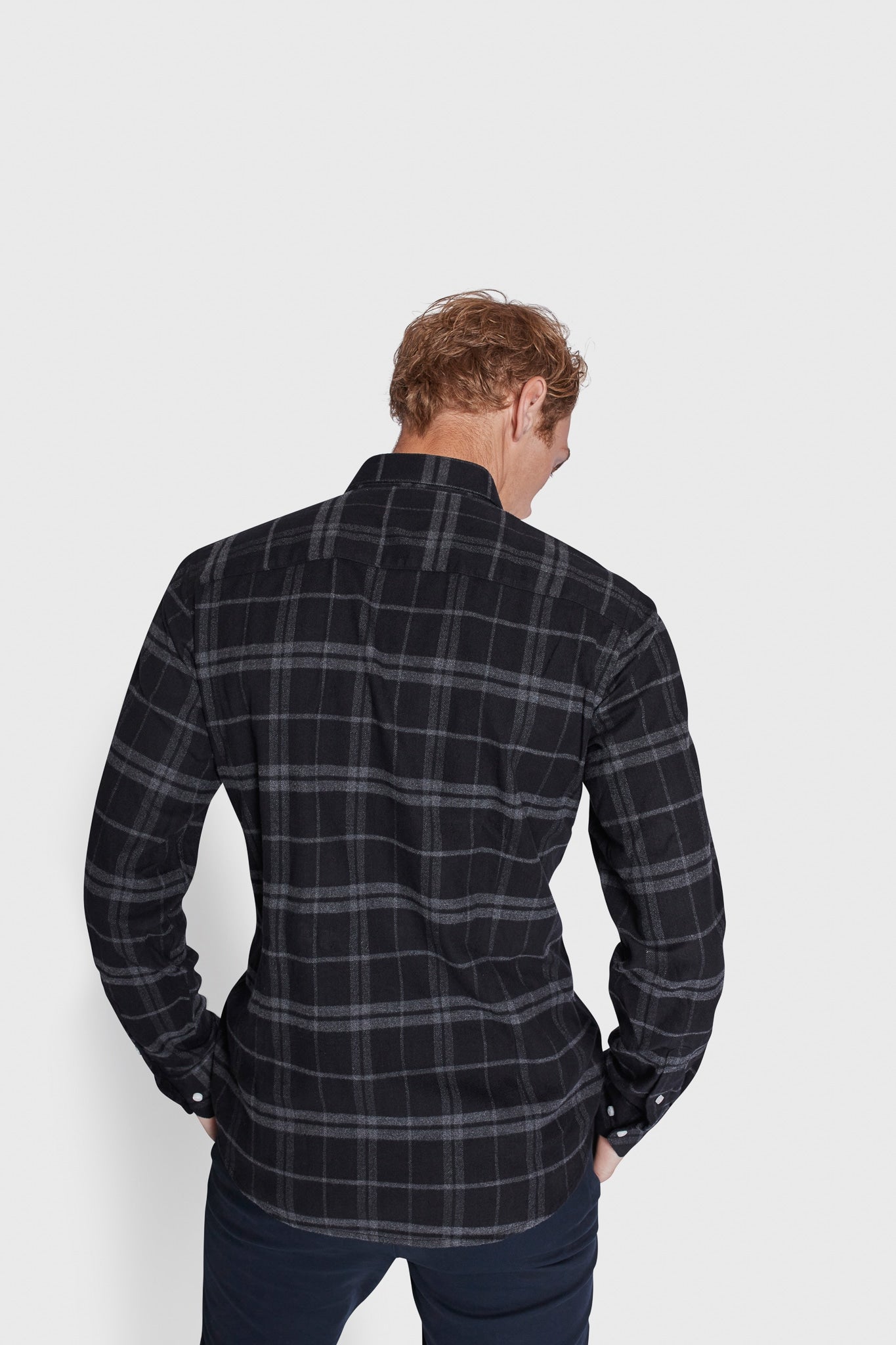 BS Hamza Casual Slim Fit Skjorta - Svart