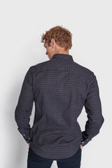 BS Hamza Casual Slim Fit Skjorta - Thunder