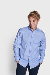 BS Dabbur Modern Fit Skjorta - Blue