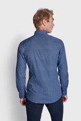 BS Jamie Modern Fit Skjorta - Dark Blue