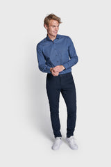 BS Jamie Modern Fit Skjorta - Dark Blue