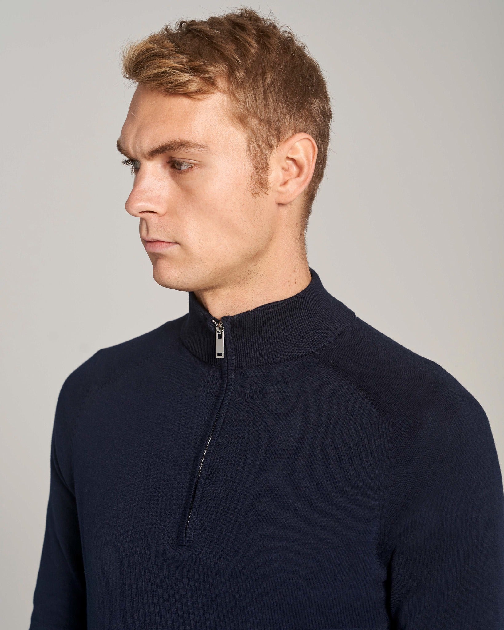 BS Jason Regular Fit Stickad Tröja - Navy
