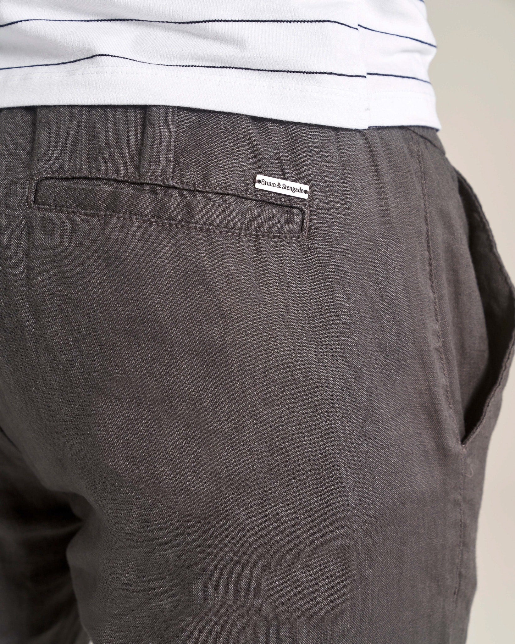 BS Ica Slim Fit Chinos - Grå