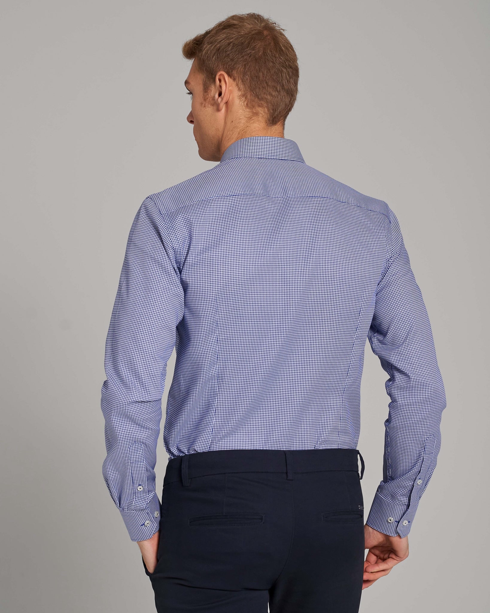 BS Butragueno Slim Fit Skjorta - Dark Blue