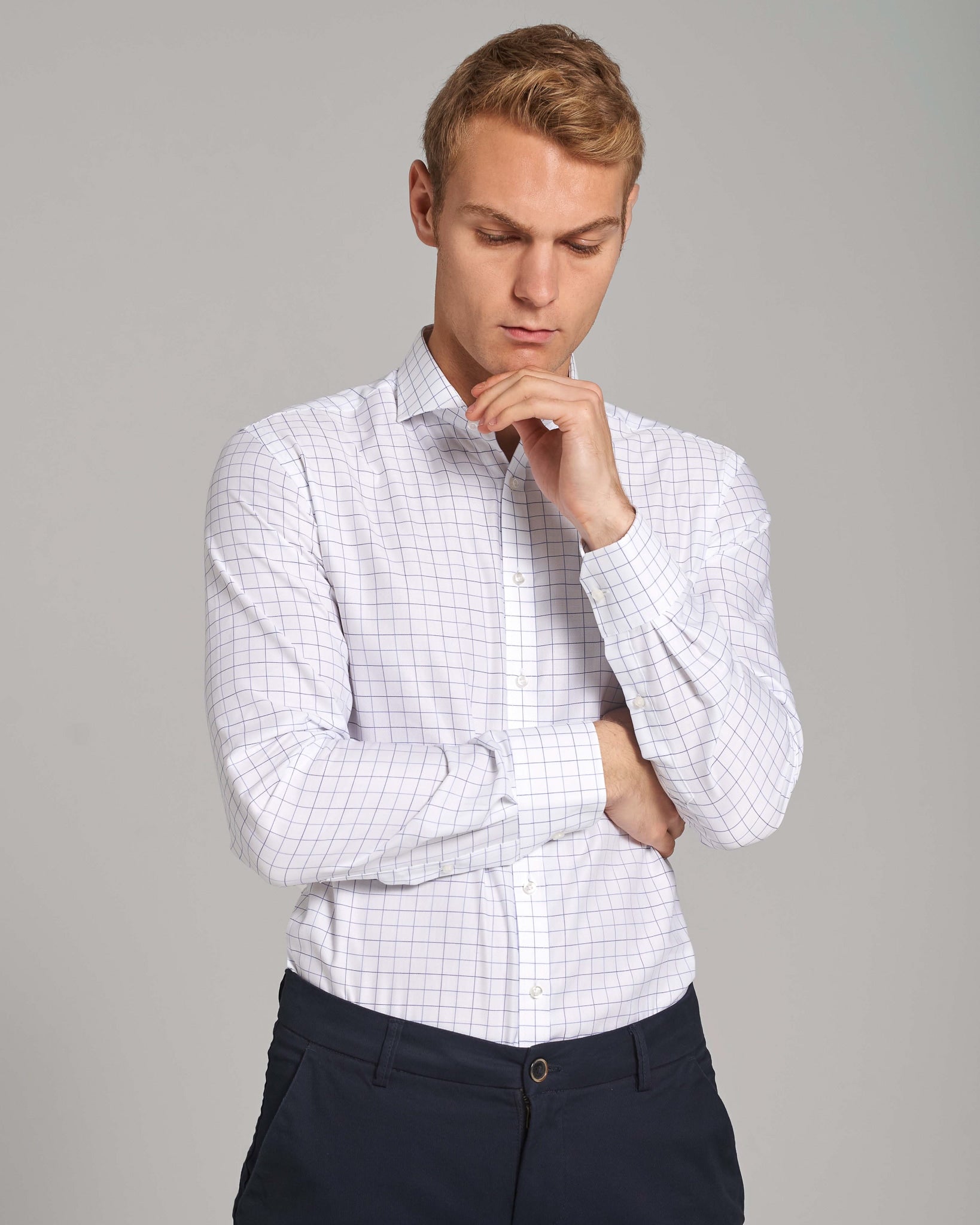 BS Figueroa Slim Fit Skjorta - White