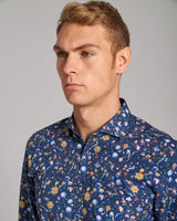 BS Gullit Slim Fit Skjorta - Dark Blue