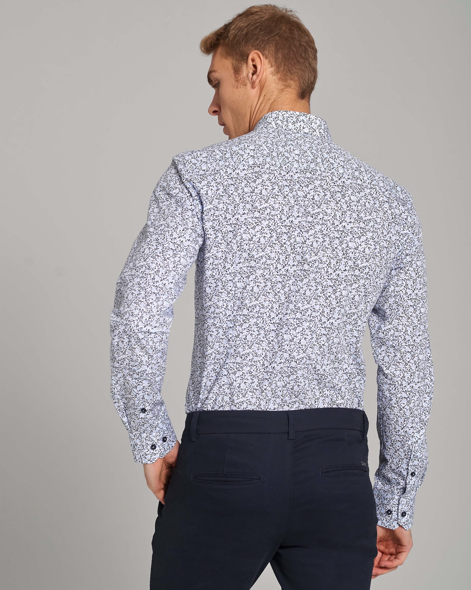 BS Weak Slim Fit Skjorta - Blå