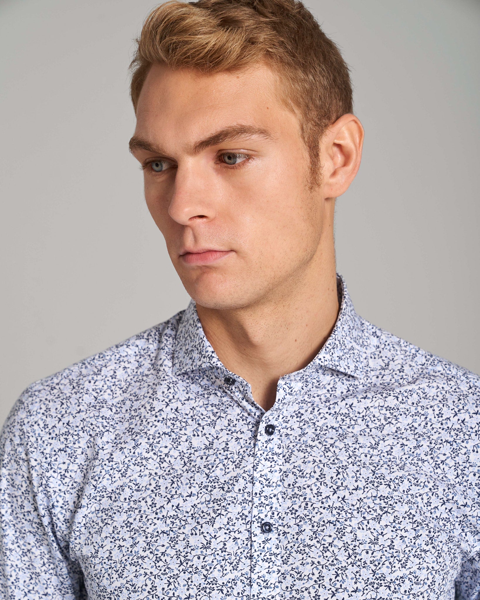 BS Weak Slim Fit Skjorta - Blå