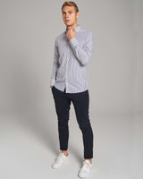 BS Hector Modern Fit Skjorta - White/Navy