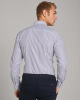 BS Hector Modern Fit Skjorta - White/Navy