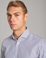 BS Hector Modern Fit Skjorta - White/Navy