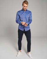 BS Jurgen Modern Fit Skjorta - Blue