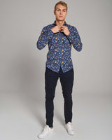 BS Ruud Modern Fit Skjorta - Dark Blue