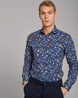 BS Ruud Modern Fit Skjorta - Dark Blue