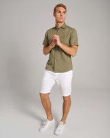 BS Verstappen Casual Slim Fit Skjorta - Army