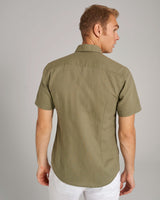 BS Verstappen Casual Slim Fit Skjorta - Army