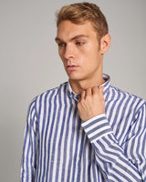 BS Ocon Casual Slim Fit Skjorta - Blue/White