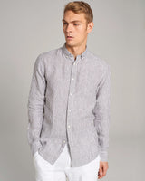 BS Bottas Casual Slim Fit Skjorta - Army/White