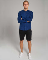 BS Norris Casual Slim Fit Skjorta - Indigo