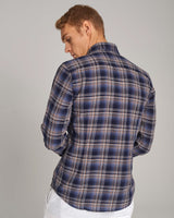 BS Gasly Casual Slim Fit Skjorta - Dark Blue