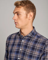 BS Gasly Casual Slim Fit Skjorta - Dark Blue