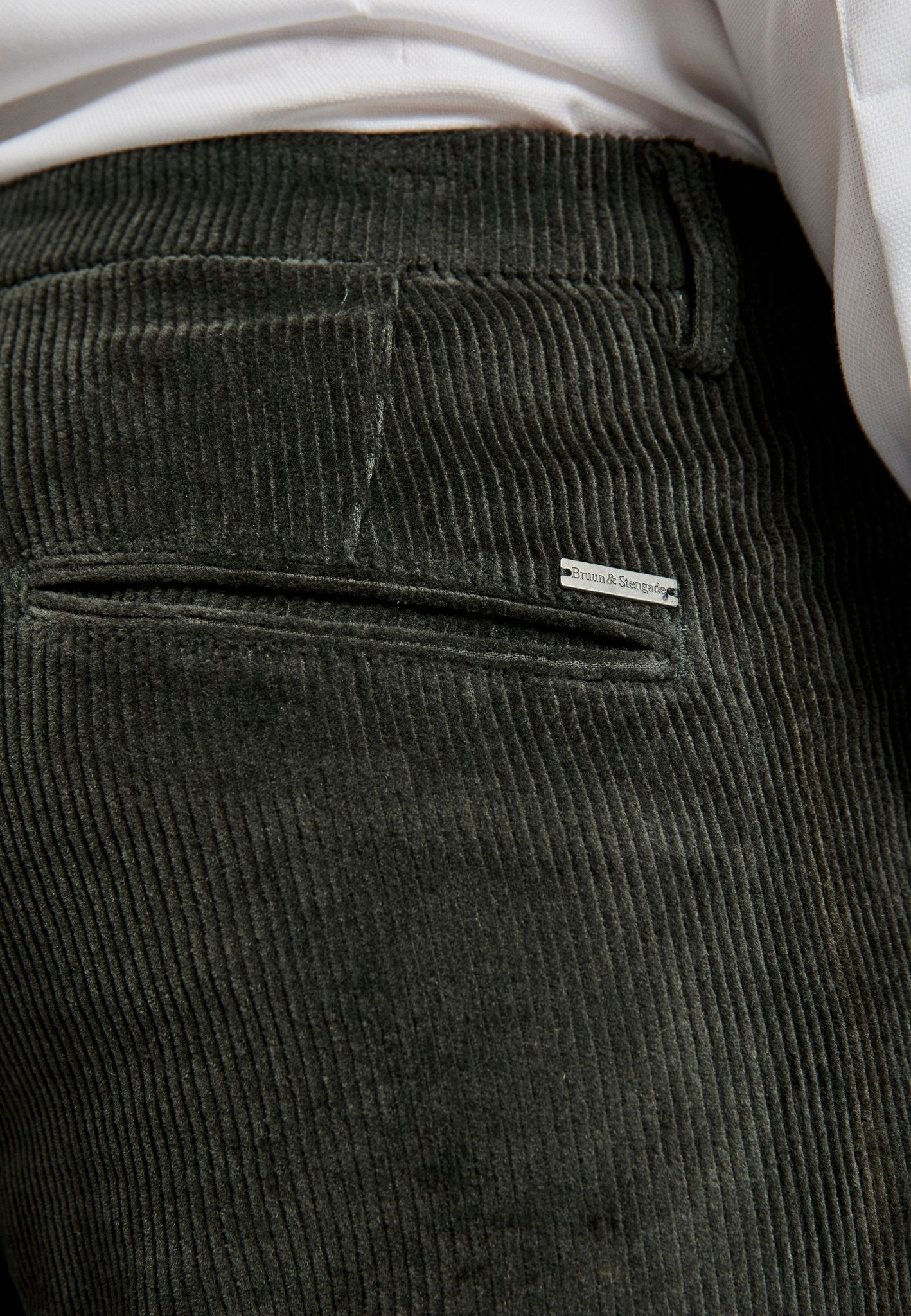BS Alfred slim fit chinos - Grön