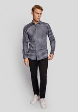 BS Steadman slim fit Skjorta - Blue