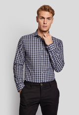 BS Steadman slim fit Skjorta - Blue