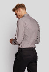 BS Tusk slim fit Skjorta - Brown