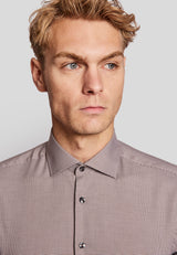 BS Tusk slim fit Skjorta - Brown