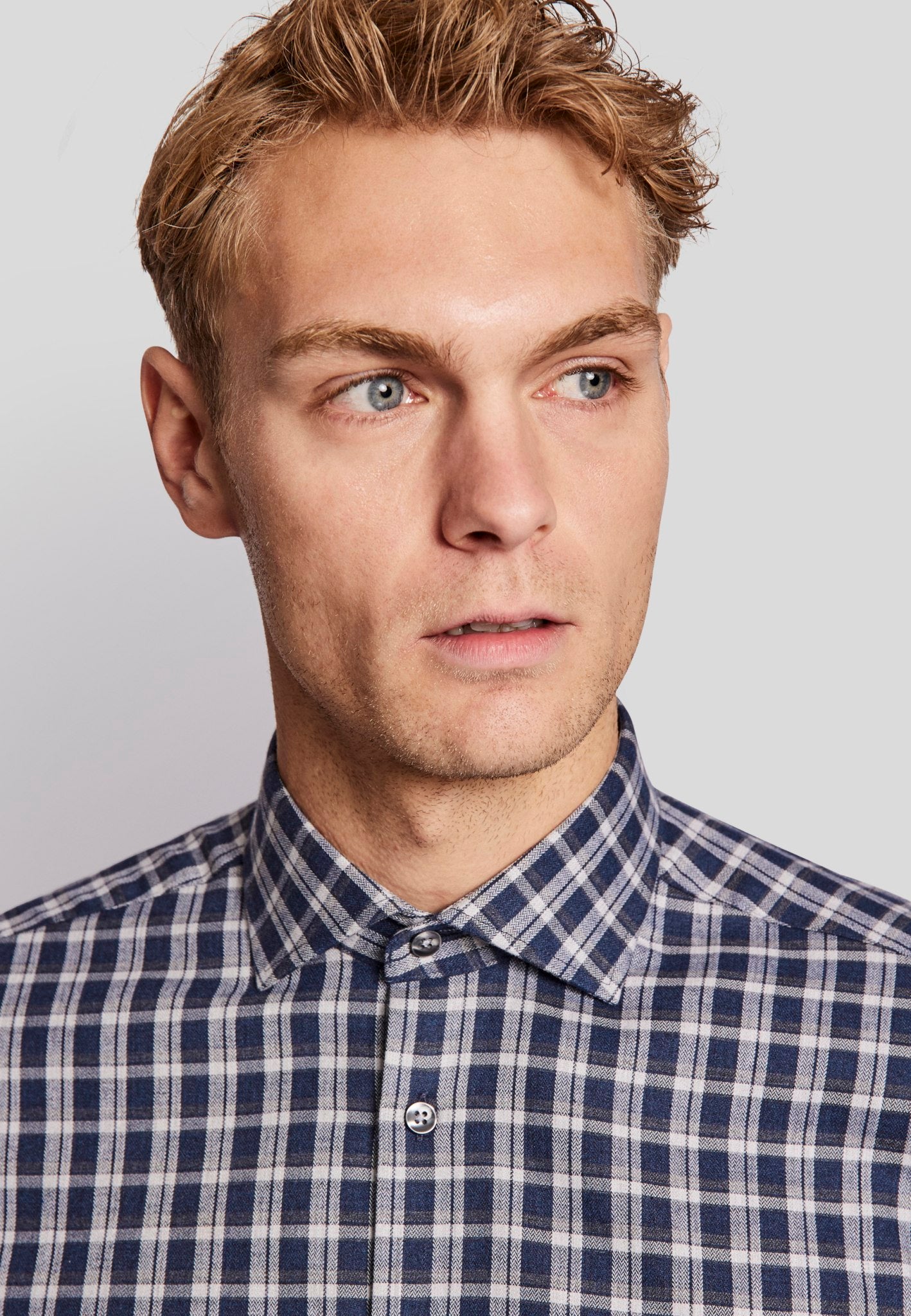 BS Emerson modern fit Skjorta - Blå