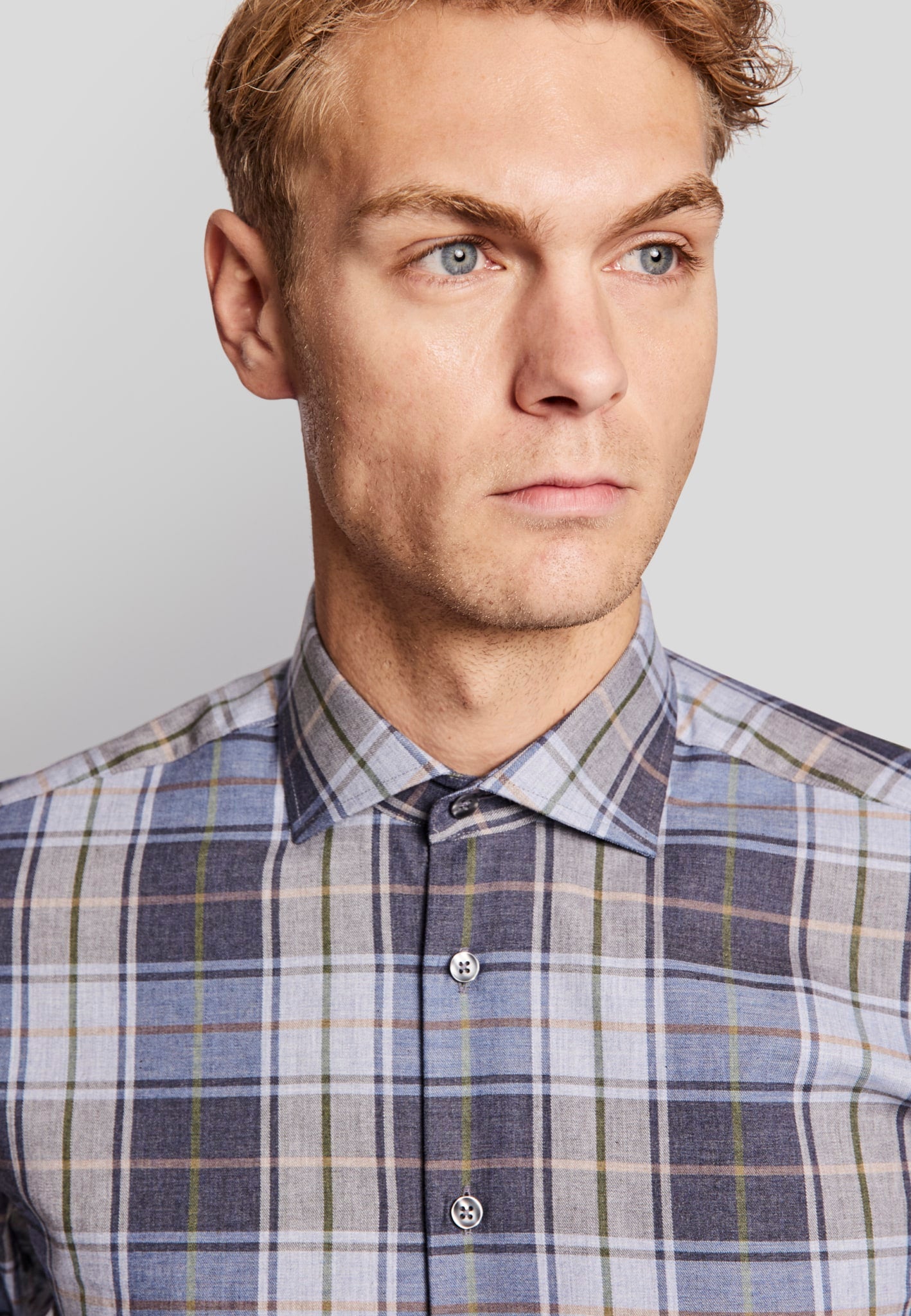 BS Kalas modern fit Skjorta - Blå