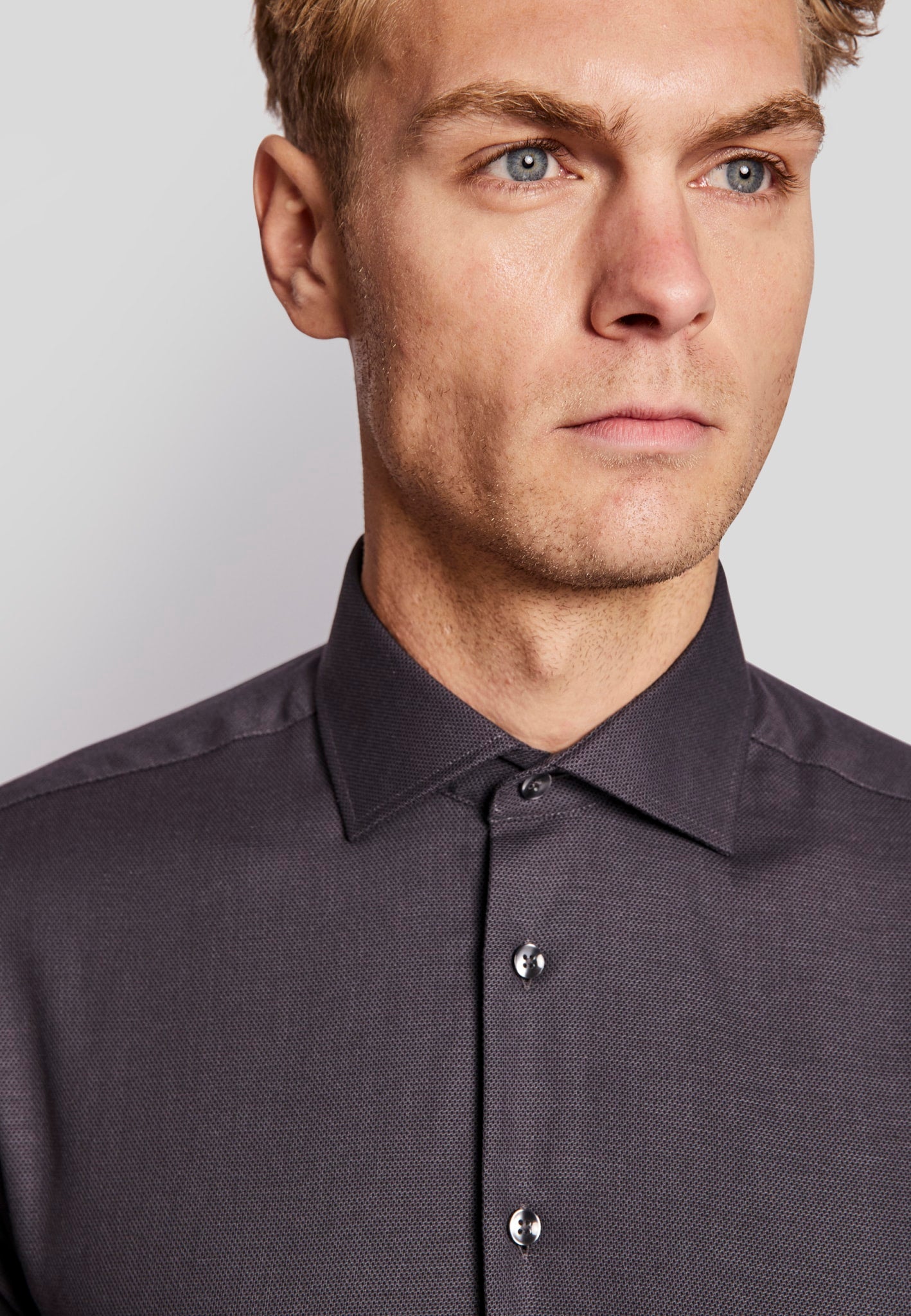 BS Lamela modern fit Skjorta - Charcoal