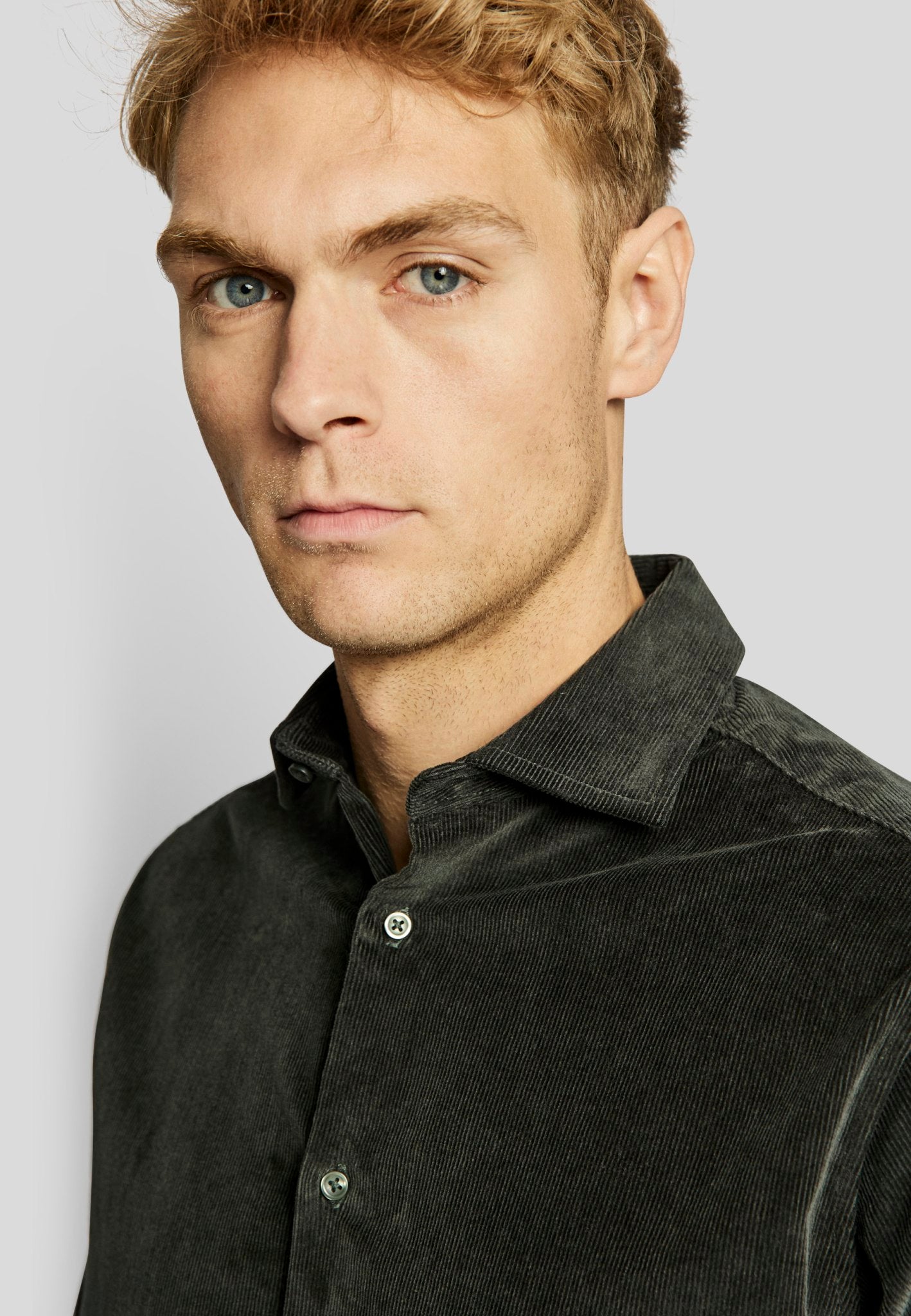 BS Kongsberg casual slim fit-skjorta - Green