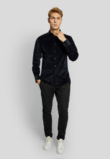 BS Kongsberg casual slim fit Skjorta - Navy