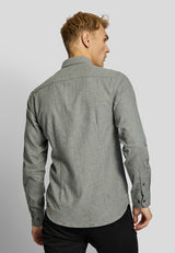 BS Halden casual slim fit Skjorta - Grey
