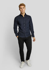 BS Halden casual slim fit Skjorta - Navy
