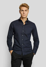 BS Halden casual slim fit Skjorta - Navy