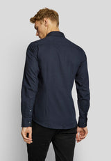 BS Halden casual slim fit Skjorta - Navy
