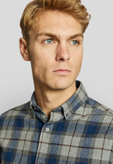 BS Skien casual slim fit Skjorta - Blue