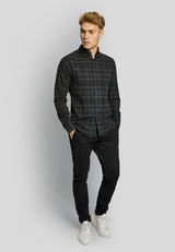 BS Sarpsborg casual slim fit Skjorta - Black