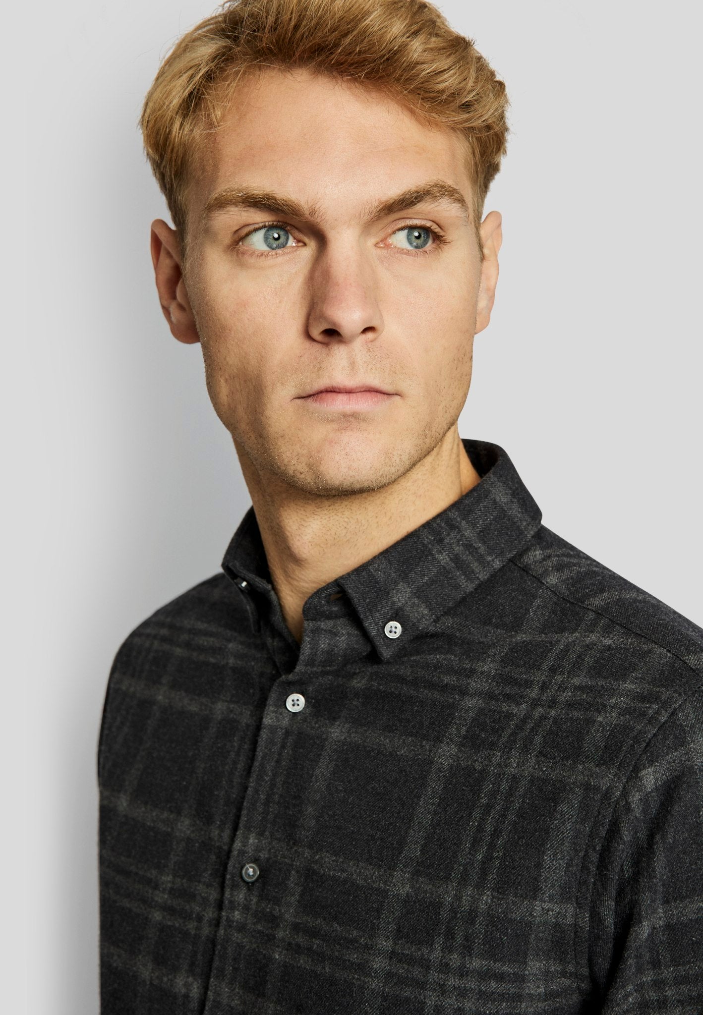 BS Sarpsborg casual slim fit skjorta - Svart