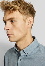BS Tromsoe casual slim fit Skjorta - Light Blue