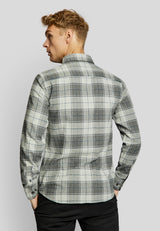 BS Fauske casual slim fit Skjorta - Light Grey