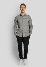 BS Frederiksstad casual modern fit Skjorta - Grey