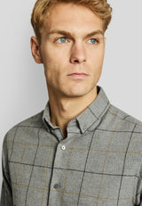 BS Frederiksstad casual modern fit Skjorta - Grey
